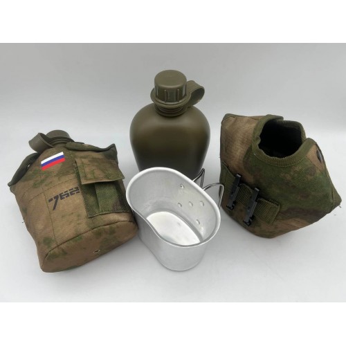 Фляга «7.62 RU» с супницей/котелком в чехле в Пскове