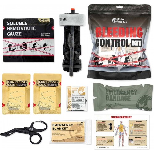 Комплект для остановки кровотечений «Bleeding Control Kit» Rhino Rescue в Пскове
