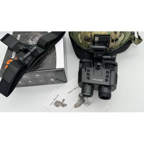 Прибор ночного видения NV-8000 v2.0 3D NIGHT VISION 4K VIDEO с адаптером на шлем в Пскове