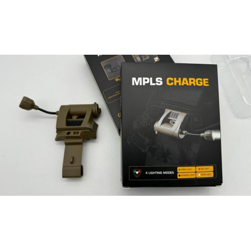 Нашлемный тактический фонарь MPLS Charge аккумуляторный в Пскове