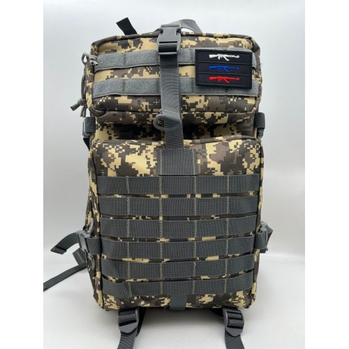 Рюкзак тактический 45 л пиксель/серый в Пскове