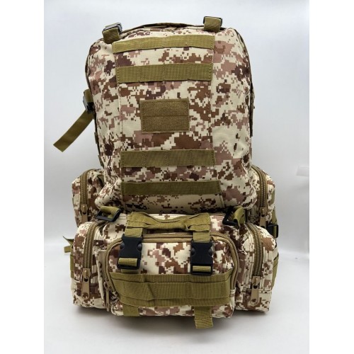 Рюкзак тактический 55 л песок/пиксель в Пскове