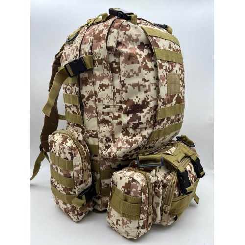 Рюкзак тактический 55 л песок/пиксель в Пскове