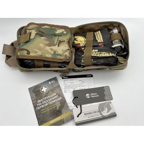 Военная тактическая аптечка “RHINO RESCUE” 30в1 в Пскове